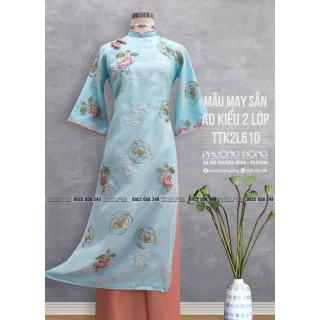 Áo Dài Phom Trẻ 2 Lớp 4 Tà TTK2L610